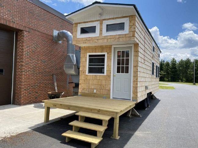 Student-built tiny house to be auctioned | Sun Community News SARANAC ...